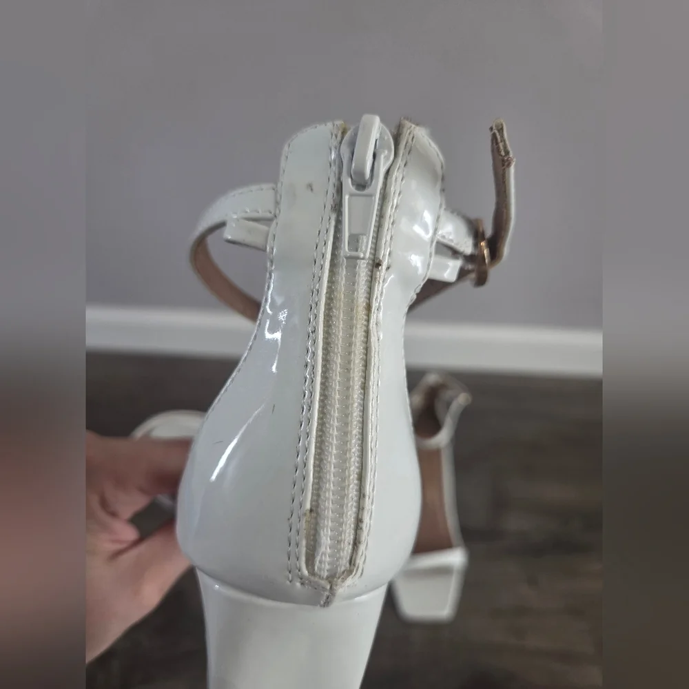 Chinese Laundry White Heels Size 6.5 - Picture 4 of 7